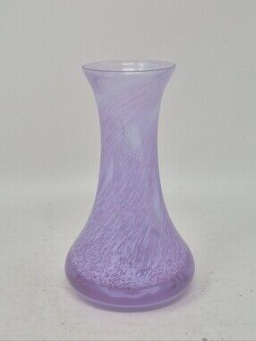 CAITHNESS SCOTLAND CRYSTAL NEODYMIUM GLASS VASE